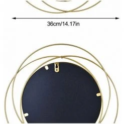 GRID COOL Miroir Rond Pour Decoration Murale Dans Maison, Salon Et Miroir Doré Pour Décoration C 9 GRID COOL Miroir Rond Pour Decoration Murale Dans Maison, Salon Et Miroir Doré Pour Décoration C -Miroir Soldes Boutique 68492562 3