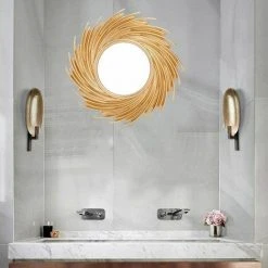 GRID COOL Miroir Mural | Miroir Rond Pour La Décoration Murale De La Maison, Du Salon Et De La Chambre | Photo Haute Résolution | Cadeau Original Pour Femme Et Maman Avec Des Lunettes De Soleil Accrochées Au Mur | Miroir Doré Pour La Décoration 11 GRID COOL Miroir Mural | Miroir Rond Pour La Décoration Murale De La Maison, Du Salon Et De La Chambre | Photo Haute Résolution | Cadeau Original Pour Femme Et Maman Avec Des Lunettes De Soleil Accrochées Au Mur | Miroir Doré Pour La Décoration -Miroir Soldes Boutique 68492763 5