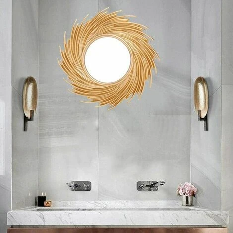 GRID COOL Miroir Mural | Miroir Rond Pour La Décoration Murale De La Maison, Du Salon Et De La Chambre | Photo Haute Résolution | Cadeau Original Pour Femme Et Maman Avec Des Lunettes De Soleil Accrochées Au Mur | Miroir Doré Pour La Décoration 7 GRID COOL Miroir Mural | Miroir Rond Pour La Décoration Murale De La Maison, Du Salon Et De La Chambre | Photo Haute Résolution | Cadeau Original Pour Femme Et Maman Avec Des Lunettes De Soleil Accrochées Au Mur | Miroir Doré Pour La Décoration – Image 5