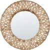 BELIANI En Rotin Naturel 58x58 - Naturel -Miroir Soldes Boutique 68543959 1