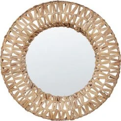 BELIANI En Rotin Naturel 58x58 - Naturel