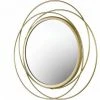 Cisea Miroir Mural Décoratif En Métal - 36 Cm De Diamètre - Rond - Décoration Pour Chambre à Coucher, Salon, Salle De Bain, Couloir 2 Cisea Miroir Mural Décoratif En Métal - 36 Cm De Diamètre - Rond - Décoration Pour Chambre à Coucher, Salon, Salle De Bain, Couloir -Miroir Soldes Boutique 68585547 1