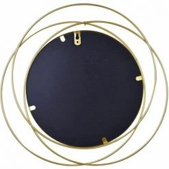 Cisea Miroir Mural Décoratif En Métal - 36 Cm De Diamètre - Rond - Décoration Pour Chambre à Coucher, Salon, Salle De Bain, Couloir -Miroir Soldes Boutique 68585547 3
