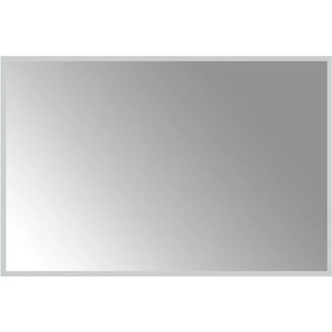 Miroir De Salle De Bain à LED 90x60 Cm VidaXL - Transparent 3 Miroir De Salle De Bain à LED 90x60 Cm VidaXL - Transparent