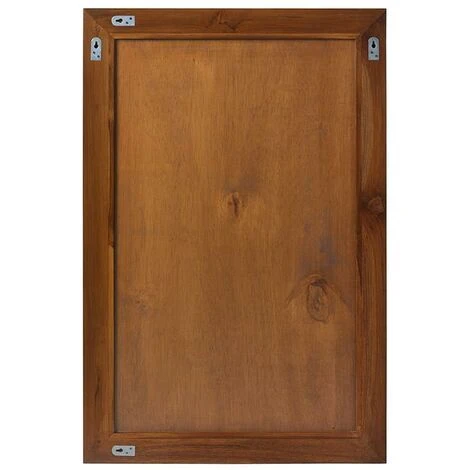 VENTE-UNIQUE.COM Miroir Rectangulaire En Teck Foncé - 60 X 90 Cm - AMLAPURA - Naturel Foncé 4 VENTE-UNIQUE.COM Miroir Rectangulaire En Teck Foncé - 60 X 90 Cm - AMLAPURA - Naturel Foncé – Image 3