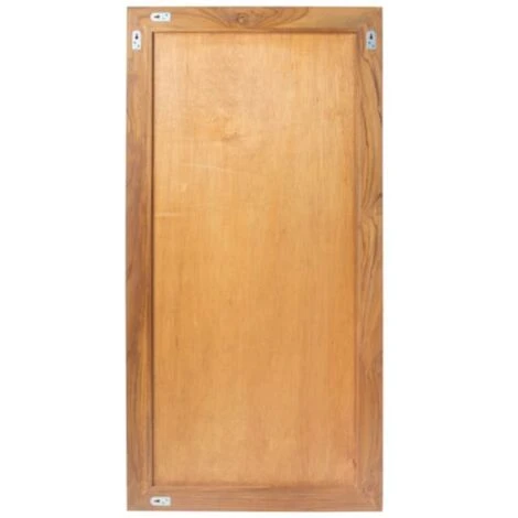 VENTE-UNIQUE.COM Miroir Rectangulaire En Teck Clair - 60 X 120 Cm - AMLAPURA - Naturel Clair 4 VENTE-UNIQUE.COM Miroir Rectangulaire En Teck Clair - 60 X 120 Cm - AMLAPURA - Naturel Clair – Image 2