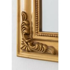 Miroir Mural (67x94 Cm) Kasya SKLUM Polyuréthane - Doré -Miroir Soldes Boutique 68838066 5