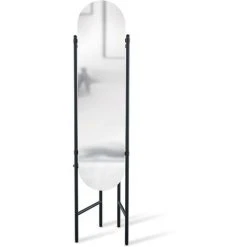 UMBRA Paravent En Métal Avec Miroir Vala Noir - Noir -Miroir Soldes Boutique 7648685 3