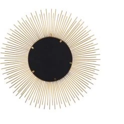 BELIANI Miroir En Métal Doré 76x76 - Doré -Miroir Soldes Boutique 8922964 4