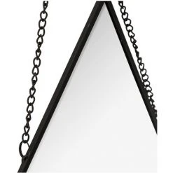 Atmosphera - Lot De 3 Miroirs Losanges En Métal Noir - Noir -Miroir Soldes Boutique 9000977 5