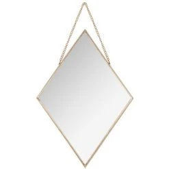 Atmosphera - Lot De 3 Miroirs Losanges En Métal Doré - Doré -Miroir Soldes Boutique 9000978 3