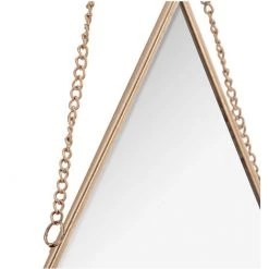 Atmosphera - Lot De 3 Miroirs Losanges En Métal Doré - Doré -Miroir Soldes Boutique 9000978 5