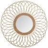 Atmosphera - Miroir Mural Rosace En Rotin D 58 Cm - Beige 1 Atmosphera - Miroir Mural Rosace En Rotin D 58 Cm - Beige -Miroir Soldes Boutique 9000985 1