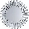 BELIANI Miroir En Verre Argenté 70x70 - Argenté -Miroir Soldes Boutique 9564360 1